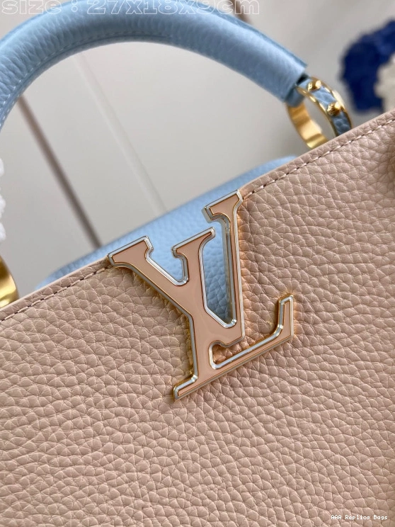 Aaa replica ru CAPUCINES LOUIS VUITTON BB-27*18*9CM 0803